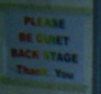 Please be quiet