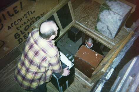Don't you open that trapdoor - there's something down there